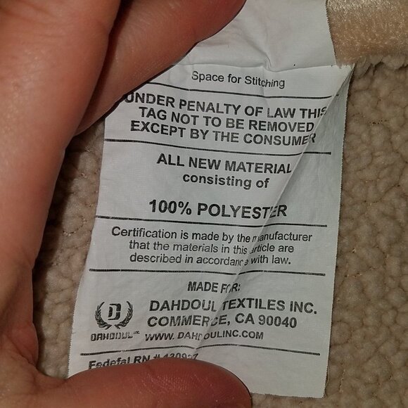 RN 130937 Teddy Bear Soccer Ball Brown Fleece Baby Blanket Lovey Security Red - Picture 4 of 6